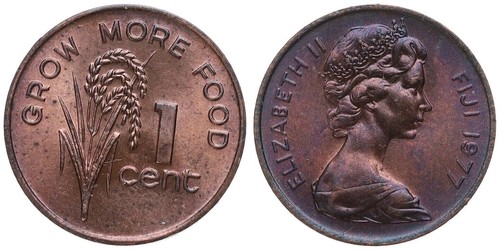 Fiji one cent - fiji,