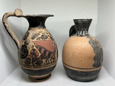 2 Vasi Oinochoe Lekythos REPLICA ANNI 80