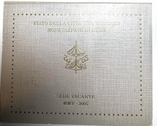 Divisionale Sede Vacante Città Del Vaticano 8 Valori Anno 2005 Fdc