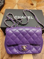 Borsa Tracolla Chanel Viola Timeless