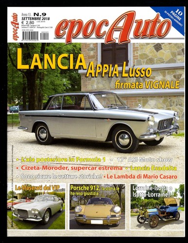 Epocauto 2018 lancia appia - epocauto,