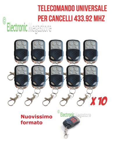 10x telecomando radiocomando - 10x,