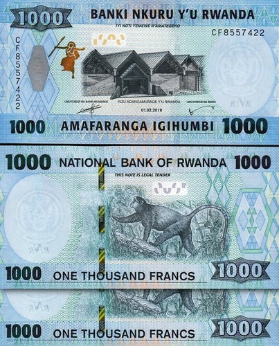 Ruanda 1000 franchi - ruanda,