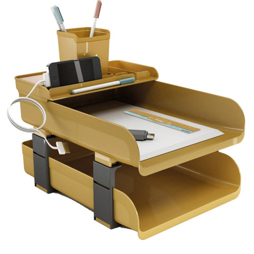 Set scrivania vintage caramel - set,