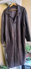 Cappotto  Lungo In Pelle Uomo