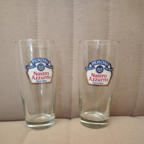 Coppia bicchieri birra - birra, peroni
