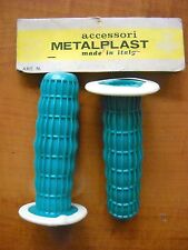 COPPIA MANOPOLE MOTO D'EPOCA ANNI 50-60 COLORE VERDE (UNIVERSALI)  