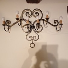 Lampada da parete in ferro