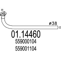MARMITTA ANTERIORE MINI 650