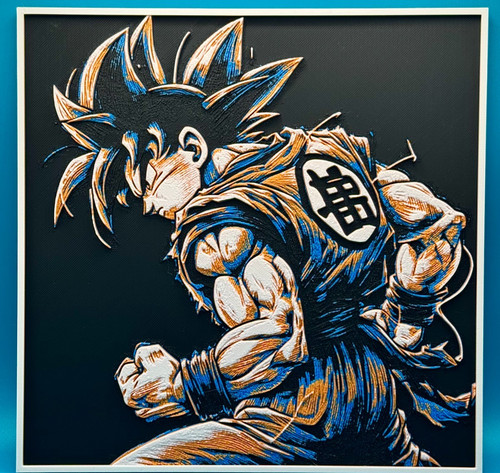 Quadro goku stampa fan - goku,