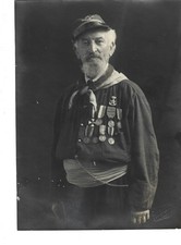 GARIBALDINO GUERRE DI INDIPENDENZA RISORGIMENTO GRANDE FOTOGRAFIA D'EPOCA ROMA