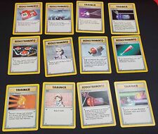 12 CARTE ALLENATORE TRAINER SET BASE BELLE CONDIZIONI ITA/EN [S8]