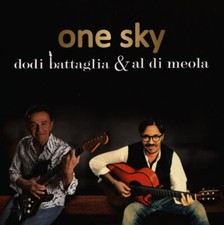 DODI BATTAGLIA & AL DI MEOLA - ONE SKY - DISCO 45 GIRI 7" VINILE BIANCO WHITE