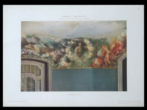 Decorazione liberty stampa - decorazione,