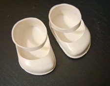 SCARPE BIANCHE  PICCOLA BAMBOLA MIGLIORATI  ANNI 70 