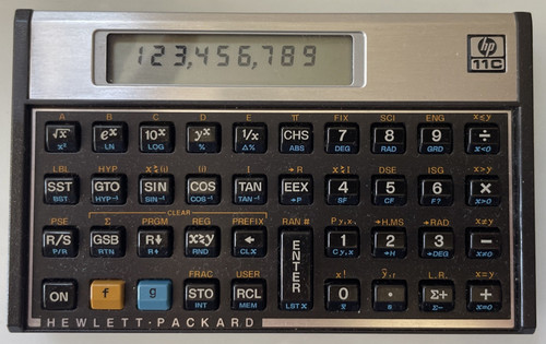 Calcolatrice 11c 1984 - hp,