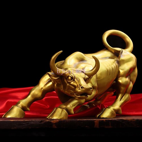 Statua mucca rame - , scultura