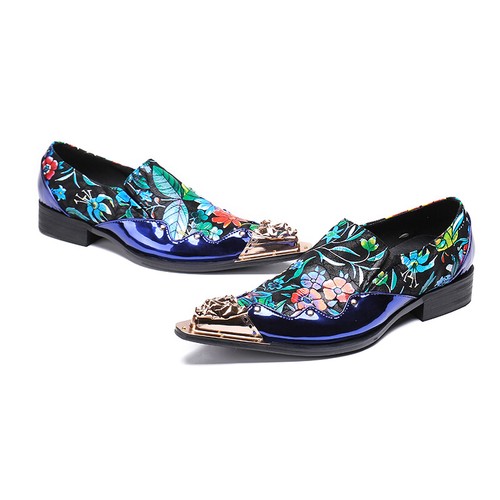 Scarpe eleganti uomo floreali