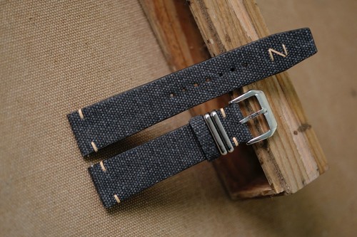 Cinturino orologio tela - , nero