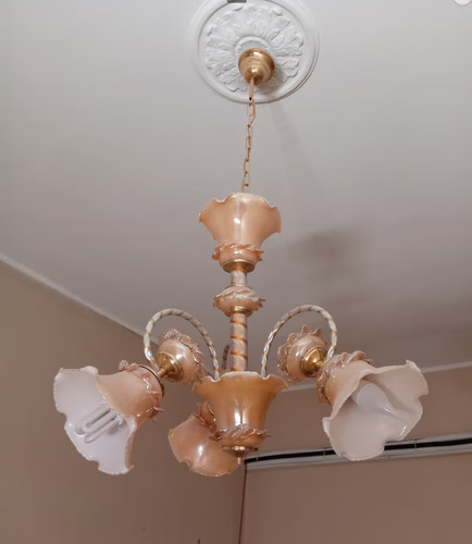 Lampadario bracci vintage - 3,