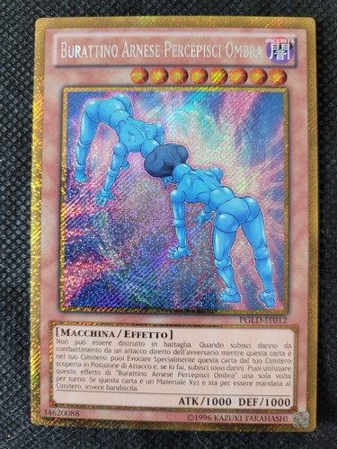 Carta pgld burattino - yu-gi-ho,