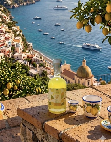 Limoncello costa amalfi - costa, d’amalfi