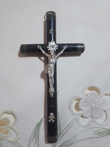 Crocifisso antico legno - crocifisso,