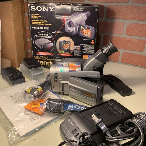 Sony handycam ccd trv52 video8 - handycam, ccd-trv52