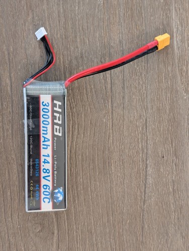 Batteria hrb lipo 8v - 6s, 14.8v