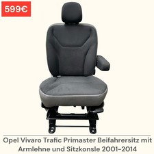 Sedile passeggero Opel Vivaro