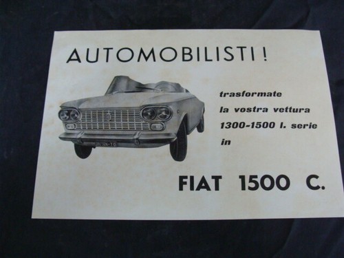 Volantino trasformate fiat - trasformate,