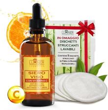 Siero Viso Antimacchie e Antirughe con Acido Ialuronico Puro, Vitamine C-E 100ml