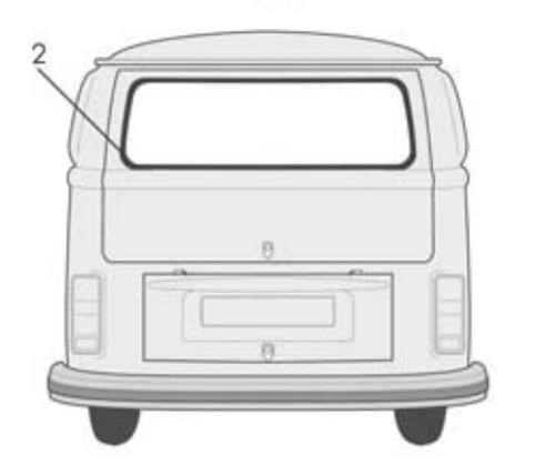 Guarnizione lunotto - , vw