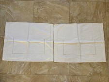 Coppia Di Federe Canapa E Lino Iniziali BM 51 × 60 Cm ￼