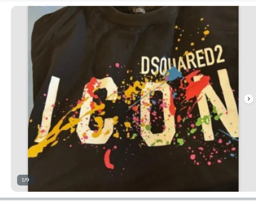 Maglia dsquared2 icon cotone - icon,