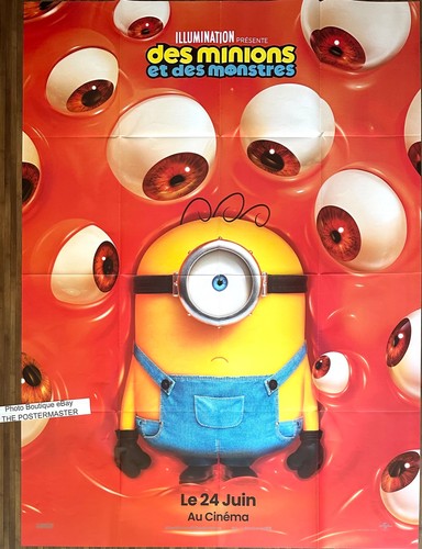 Affiche cinéma des minions - des, et