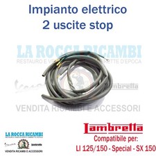 Impianto Elettrico 2 Uscite Stop Lambretta LI 125 Serie 1/2/3 - LI 150 Serie 3