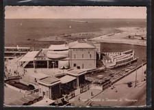 LIVORNO - cartolina spedita nel 1952 BAGNI PANCALDI E TERRAZZA P. MASCAGNI G198