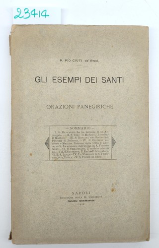 Pio ciuti gli - ciuti, esempi