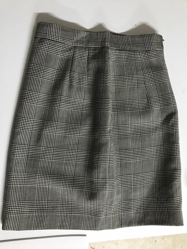Minigonna quadri taglio - minigonna,