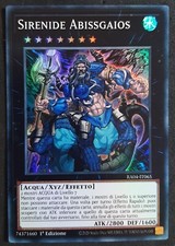 SIRENIDE ABISSGAIOS Super Rara Italiano (Mermail Abyssgaios) RA04-IT065 YUGIOH