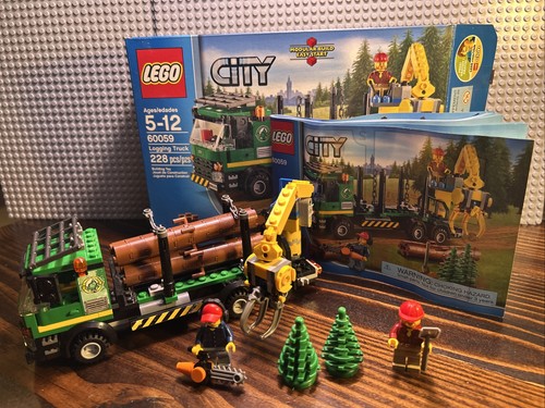 Lego city logging truck - city:,