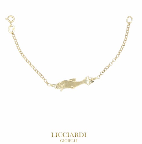Bracciale kids delfino - , oro