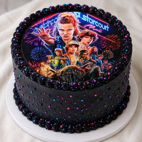 Stranger things cake topper - cake,