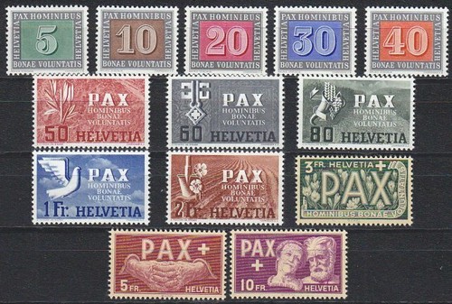 Svizzera 1945 pax set 447 - svizzera,