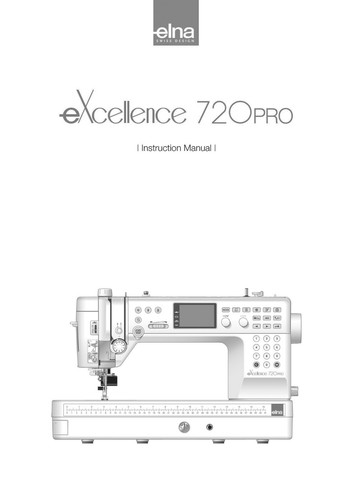 Elna excellence 720 - excellence,