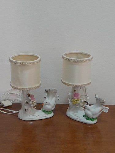 Capodimonte coppia abatjour - di,