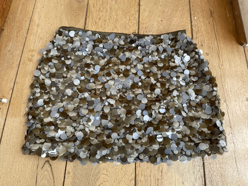 Minigonna zara verde - zara,