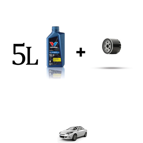Kit filtro olio per - olio, 5l