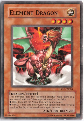 Yugioh element dragon - -,